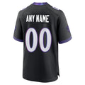 Choea Custom B.Ravens Black Home Game Any Name & Numbers Stitched Jerseys