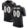 Choea Custom B.Ravens Black Speed Machine Elite Stitched Jerseys