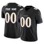 Choea Custom B.Ravens Black Vapor F.U.S.E. Limited Game Any Name & Numbers Stitched Jerseys