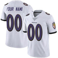 Choea Custom B.Ravens White Vapor F.U.S.E. Limited Stitched Jerseys