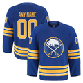 Choea Custom B.Sabres Royal Home Authentic Pro Stitched Jerseys