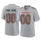 Choea Custom C.Bears Gray Atmosphere Fashion Game Any Name & Numbers Stitched Jerseys