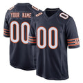 Choea Custom C.Bears Navy Home Game Any Name & Numbers Stitched Jerseys