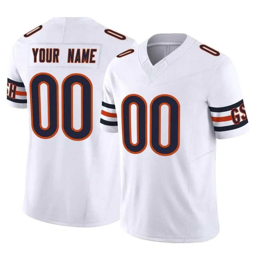 Choea Custom C.Bears White Vapor F.U.S.E. Limited Home Game Any Name & Numbers Stitched Jerseys