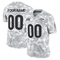 Choea Custom C.Bengals Arctic Camo Salute to Service Limited Any Name & Numbers Stitched Jerseys