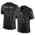 Choea Custom C.Bengals Black Reflective Limited Game Any Name & Numbers Stitched Jerseys