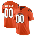 Choea Custom C.Bengals Orange Vapor Untouchable Limited Home Game Any Name & Numbers Stitched Jerseys