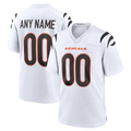 Choea Custom C.Bengals White Game Stitched Jerseys
