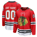 Choea Custom C.Blackhawks Red Centennial Breakaway Jerseys