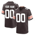 Choea Custom C.Browns Brown Home Game Any Name & Numbers Stitched Jerseys
