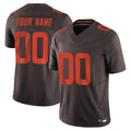 Choea Custom C.Browns Brown Limited Vapor F.U.S.E. Alternate Game Any Name & Numbers Stitched Jerseys