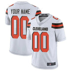 Choea Custom C.Browns White Alternate Vapor Untouchable Limited Home Game Any Name & Numbers Stitched Jerseys
