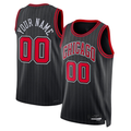 Choea Custom C.Bulls Black 2022-23 Swingman Jerseys - Statement Edition