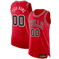 Choea Custom C.Bulls Red Authentic Jerseys - Icon Edition