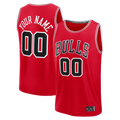 Choea Custom C.Bulls Red Fast Break Jerseys - Icon Edition