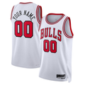 Choea Custom C.Bulls White Swingman Jerseys - Association Edition