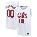 Choea Custom C.Cavaliers White Fast Break Jerseys - Icon Edition