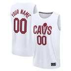 Choea Custom C.Cavaliers White Fast Break Jerseys - Icon Edition