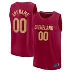 Choea Custom C.Cavaliers Wine Fast Break Jerseys - Icon Edition
