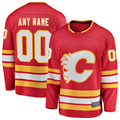 Choea Custom C.Flames Red Home Breakaway Jerseys