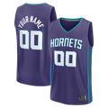Choea Custom C.Hornets  Purple Fast Break Jerseys - Icon Edition