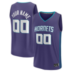 Choea Custom C.Hornets  Purple Fast Break Jerseys - Statement Edition