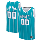 Choea Custom C.Hornets  Teal Fast Break Jerseys - Icon Edition