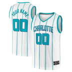 Choea Custom C.Hornets  White Fast Break Custom Replica Jerseys - Association Edition