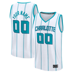 Choea Custom C.Hornets  White Fast Break Jerseys - Icon Edition