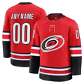Choea Custom C.Hurricanes Red Alternate Premium Stitched Jerseys