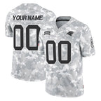 Choea Custom C.Panthers Arctic Camo Salute to Service Limited Game Any Name & Numbers Stitched Jerseys