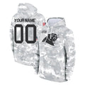 Choea Custom C.Panthers Arctic Camo Salute to Service Pullover Hoodies Any Name & Numbers Stitched Jerseys