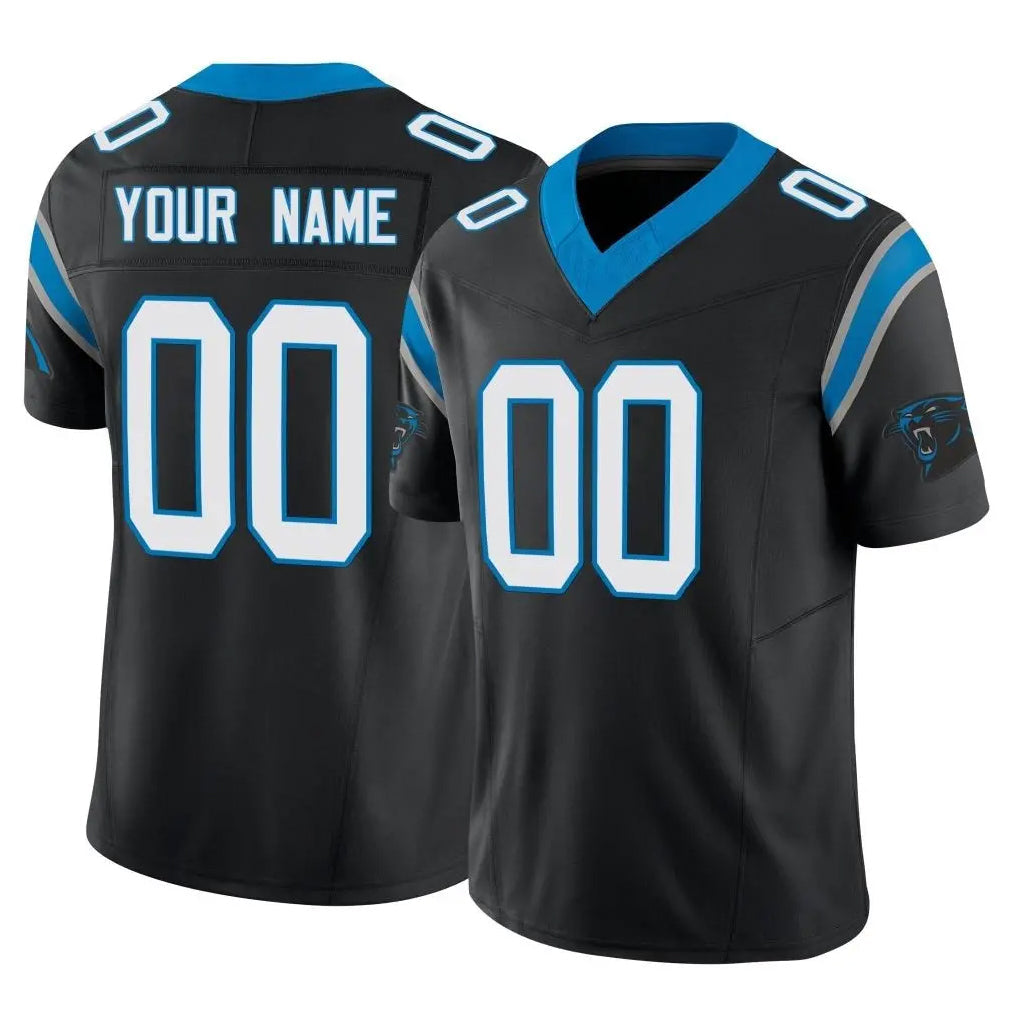 Choea Custom C.Panthers Black Vapor F.U.S.E. Limited Home Game Any Name & Numbers Stitched Jerseys