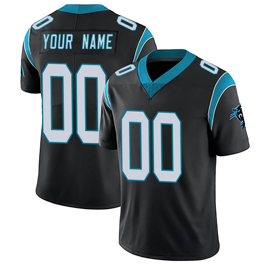 Choea Custom C.Panthers Black Vapor Untouchable Limited Game Any Name & Numbers Stitched Jerseys