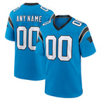 Choea Custom C.Panthers Blue Home Game Any Name & Numbers Stitched Jerseys