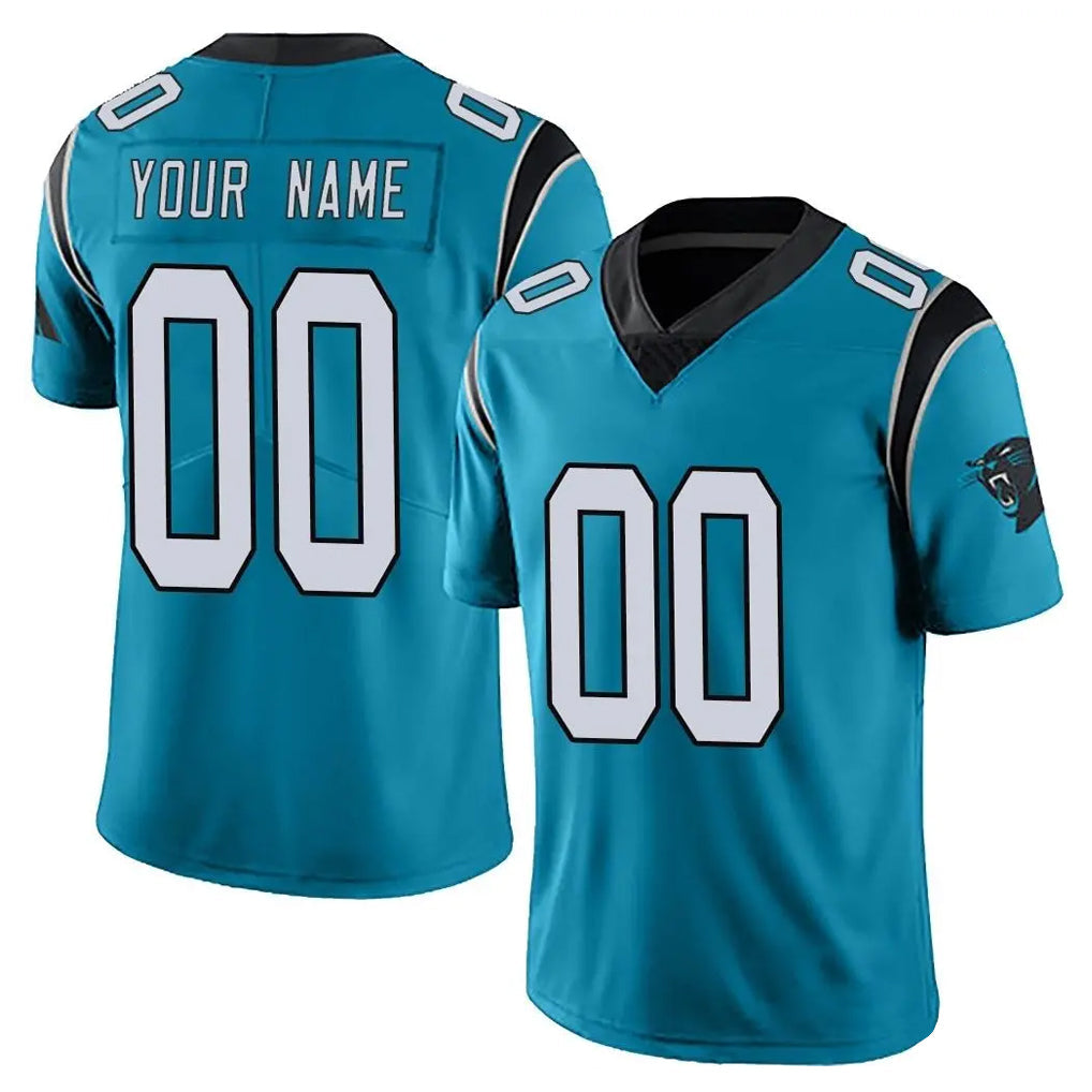 Choea Custom C.Panthers Blue Vapor Untouchable Limited Game Any Name & Numbers Stitched Jerseys