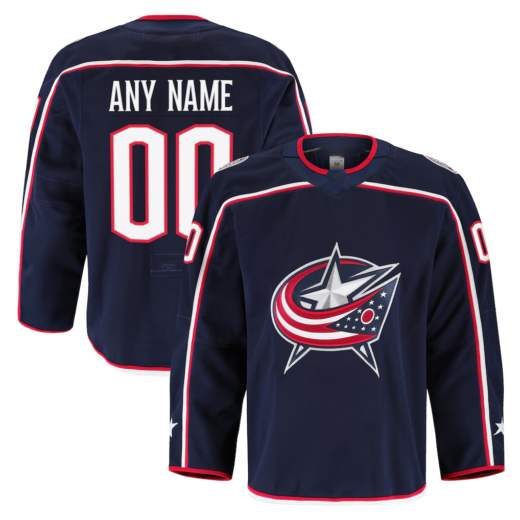 Choea Custom CB.Jackets Navy Home Authentic Pro Jersey