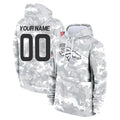 Choea Custom D.Broncos Arctic Camo Salute to Service Hoodies Limited Any Name & Numbers Stitched Jerseys