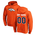 Choea Custom D.Broncos Orange Pullover Hoodie Limited Any Name & Numbers Stitched Jerseys