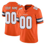 Choea Custom D.Broncos Orange Vapor Untouchable Limited Home Game Any Name & Numbers Stitched Jerseys