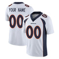 Choea Custom D.Broncos White Vapor Untouchable Limited Home Game Any Name & Numbers Stitched Jerseys