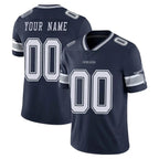 Choea Custom D.Cowboys Navy Vapor Untouchable Limited Home Game Any Name & Numbers Stitched Jerseys