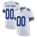 Choea Custom D.Cowboys White Vapor Untouchable Limited Home Game Any Name & Numbers Stitched Jerseys