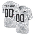 Choea Custom D.Lions Arctic Camo Salute To Service Limited Any Name & Numbers Stitched Jerseys
