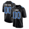 Choea Custom D.Lions Black Fashion Home Game Any Name & Numbers Stitched Jerseys