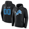 Choea Custom D.Lions Black Pullover Hoodies Limited Any Name & Numbers Stitched Jerseys