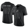 Choea Custom D.Lions Black RFLCTV Limited Stitched Jerseys