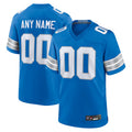Choea Custom D.Lions Blue Home Game Stitched Jerseys