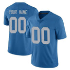 Choea Custom D.Lions Blue Limited Throwback Vapor Untouchable Any Name & Numbers Stitched Jerseys