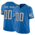 Choea Custom D.Lions Blue Vapor F.U.S.E. Limited Home Game Any Name & Numbers Stitched Jerseys
